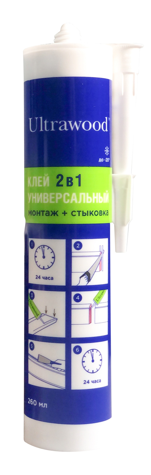 Клей ULTRAWOOD универсальный 2в1 260 мл