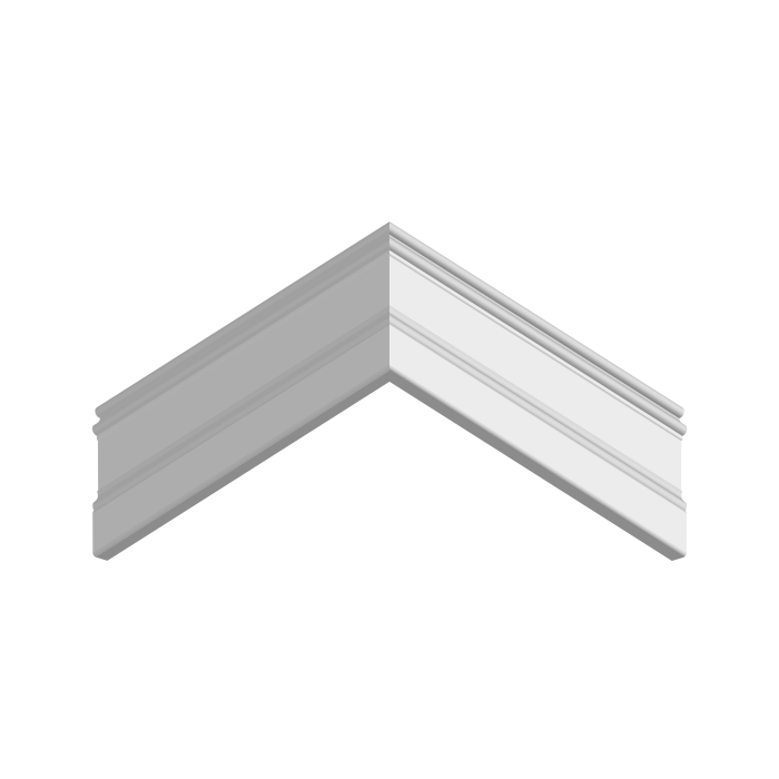 Плинтус белый,  Base 0002 p