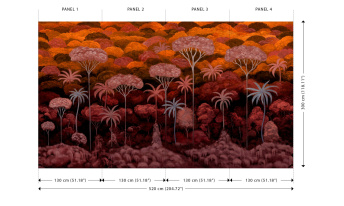 Панно Décors & Panoramiques Ciel Tropical Bright Pimento 97651